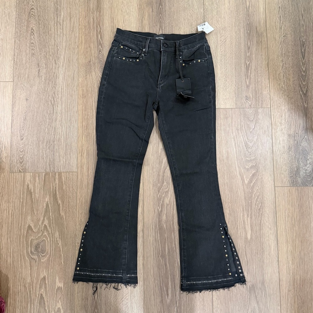 NWT Driftwood Black Roxy Studded Jeans 25